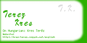 terez kres business card